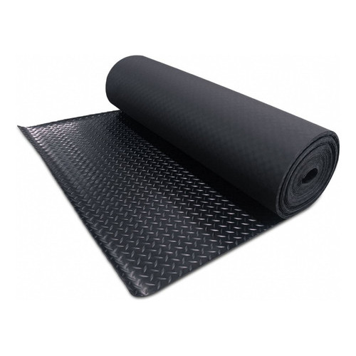 Kit 6m Piso Moeda Para Condominios 3mm Esp Preto Moeda