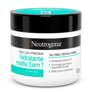 Creme Hidratante Facial Neutrogena Intesive Matte 3 Em 1 100g em Oferta na Shopee