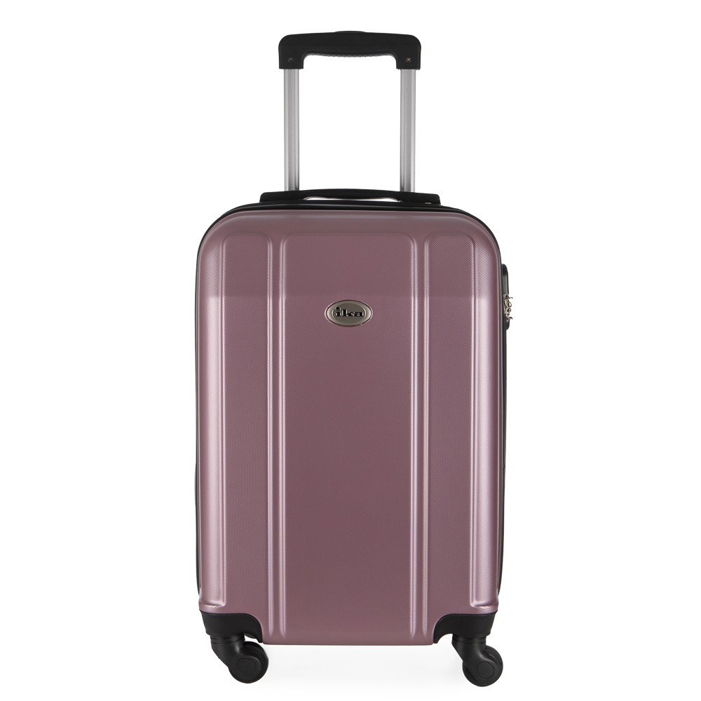 Mala de Viagem Grande ABS Ika Continental Cadeado Embutido Rodas Giro 360 Rosê em Oferta na Shopee