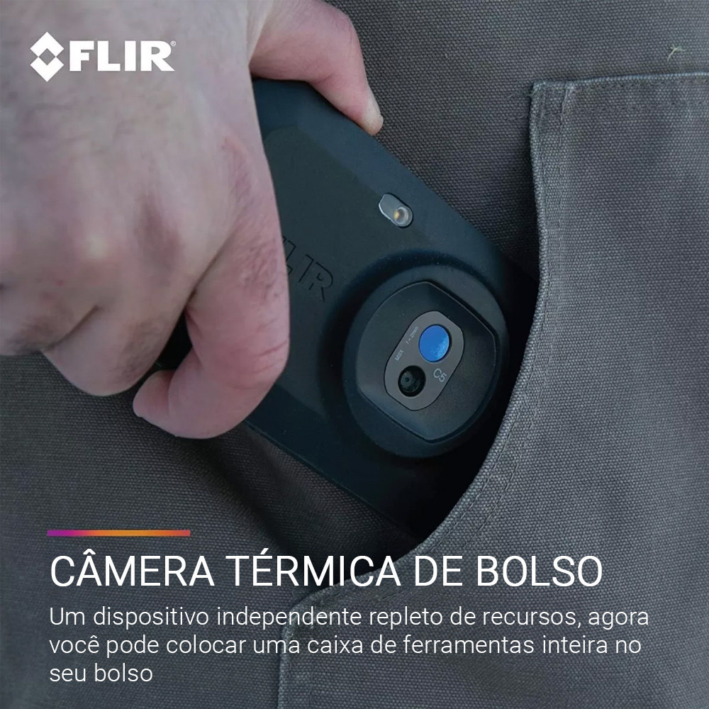 Câmera Termográfica 19.200 Pixels Msx Wi-fi Ignite Flir C5 — imagem 2 de 2