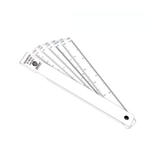 Escalímetro de bolso 185x20mm EB-5 Trident em Oferta na Shopee