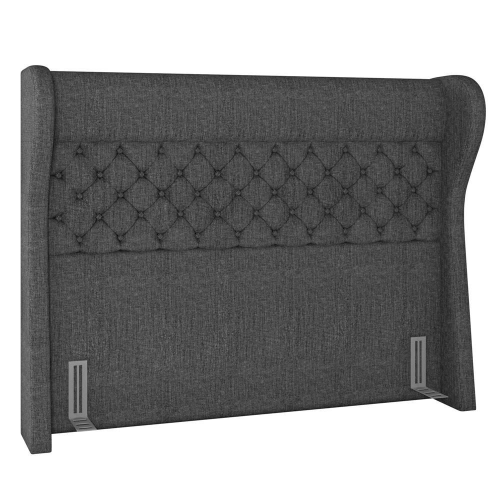 Cabeceira Cama Box Casal 140cm Trinidad P02 Linho Cinza - Mpozenato em Oferta na Shopee