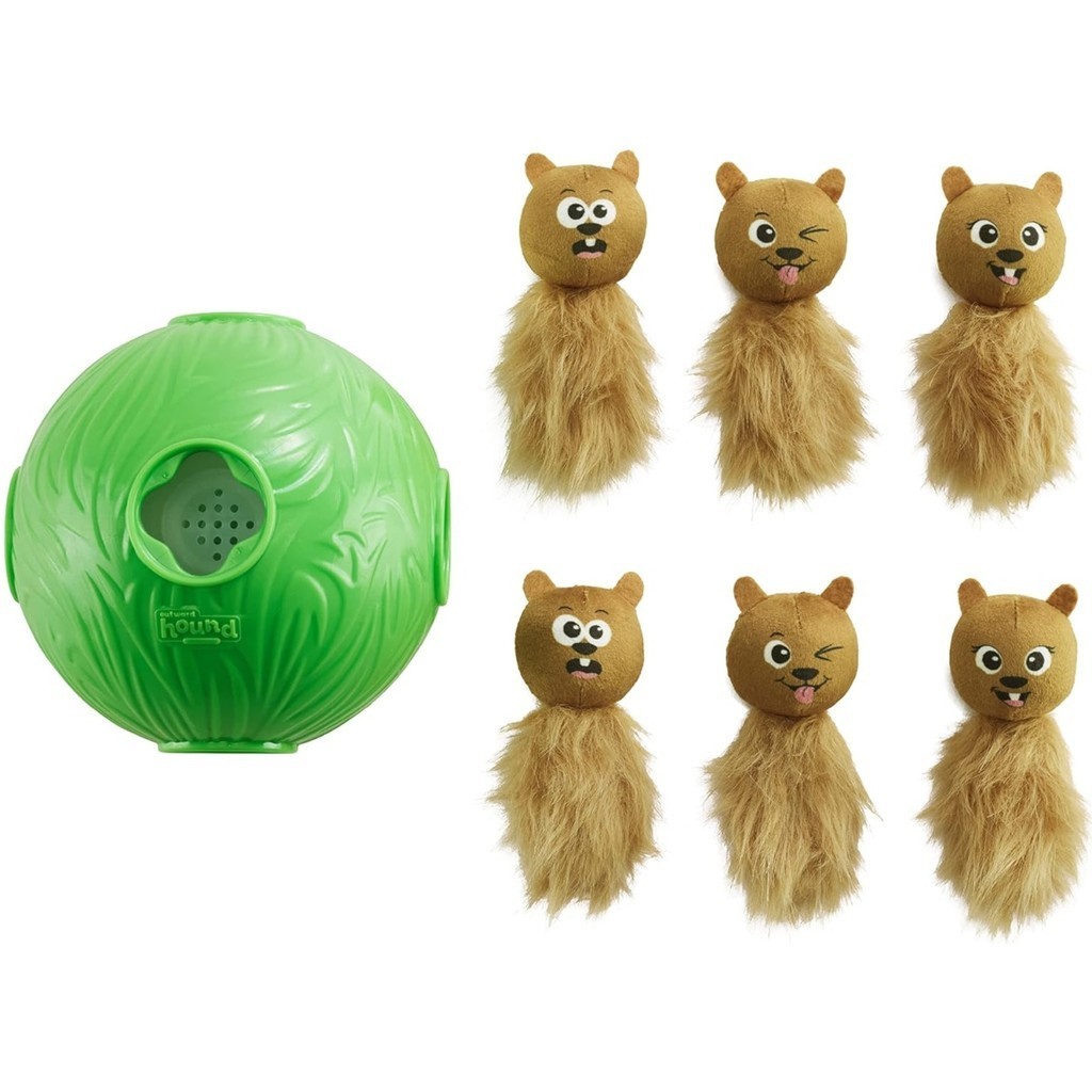 Brinquedo Interativo Dog Snuffle N´Treat Ball Outward Hound Puzzle Quebra-Cabeça Para Cães
