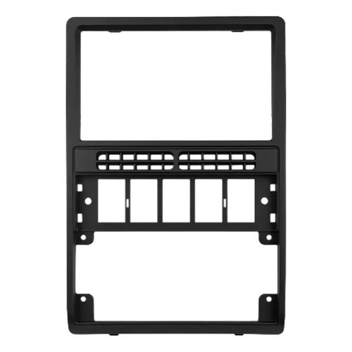 MOLDURA PARA CENTRAL MULTIMIDIA MP5 7 POL GOL G2 PARATI G2 SAVEIRO G2 2 DIN PRETA em Oferta na Shopee