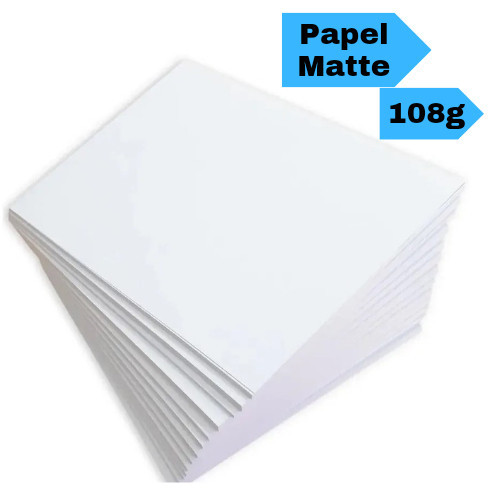 Papel Fotografico Matte 108g 100 Folhas A4 Premium MASTERPRINT