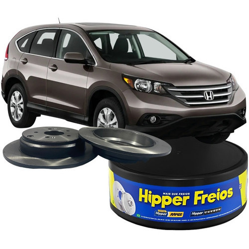 Par Disco Freio Original Sólido Traseiro Crv 2.0 2.4 2007 A 2016