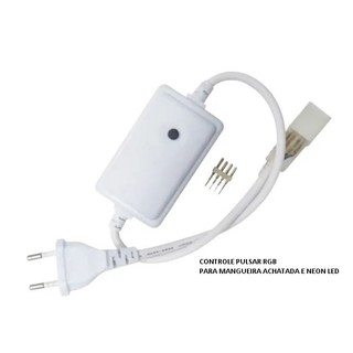 Conector Rabicho Controlador RGB Mangueira Fita LED e NEON Bivolt