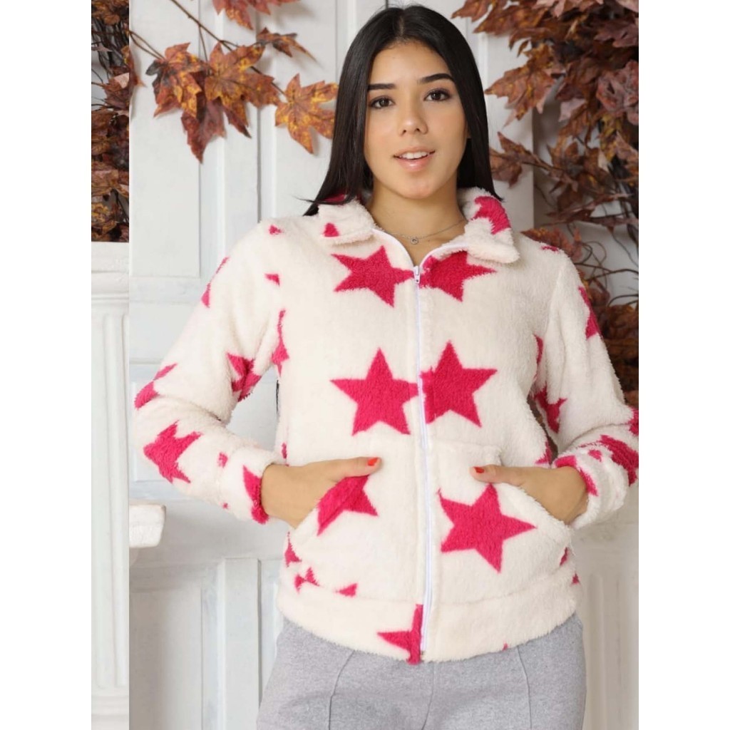 Casaco Blusa Infantil Juvenil Feminino Menina Teddy Forrado com Bolso Inverno - Tamanhos 10 a 16