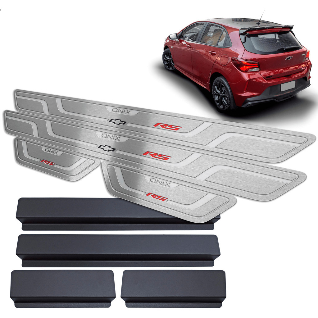 Soleira de Porta Onix RS 2021/.. - Aço Inox em Oferta na Shopee