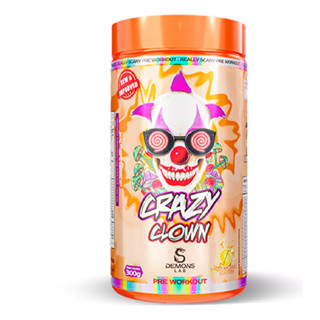 Pre Treino Clown Crazy Halloween Orange 300g - Demons Lab em Oferta na Shopee