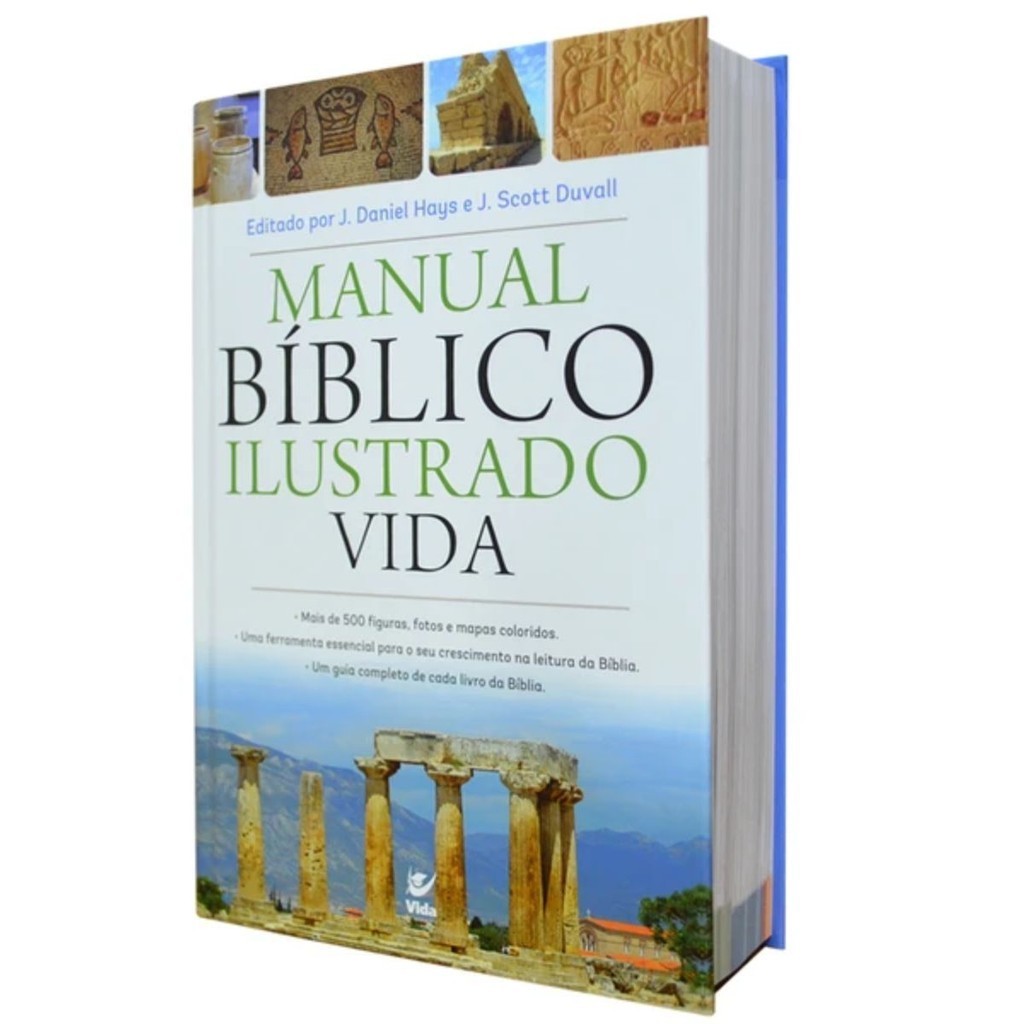 Manual Bíblico Ilustrado Vida | Capa Dura em Oferta na Shopee