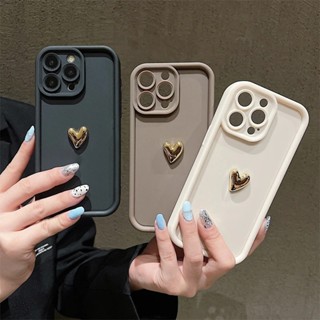 INS 3D Gold Love Heart Capa De Telefone Para Xiaomi Redmi 13 12 13C 12C 14C Note 13 11 12 Pro Plus Turbo 3 12S 11S 10S 1 em Oferta na Shopee