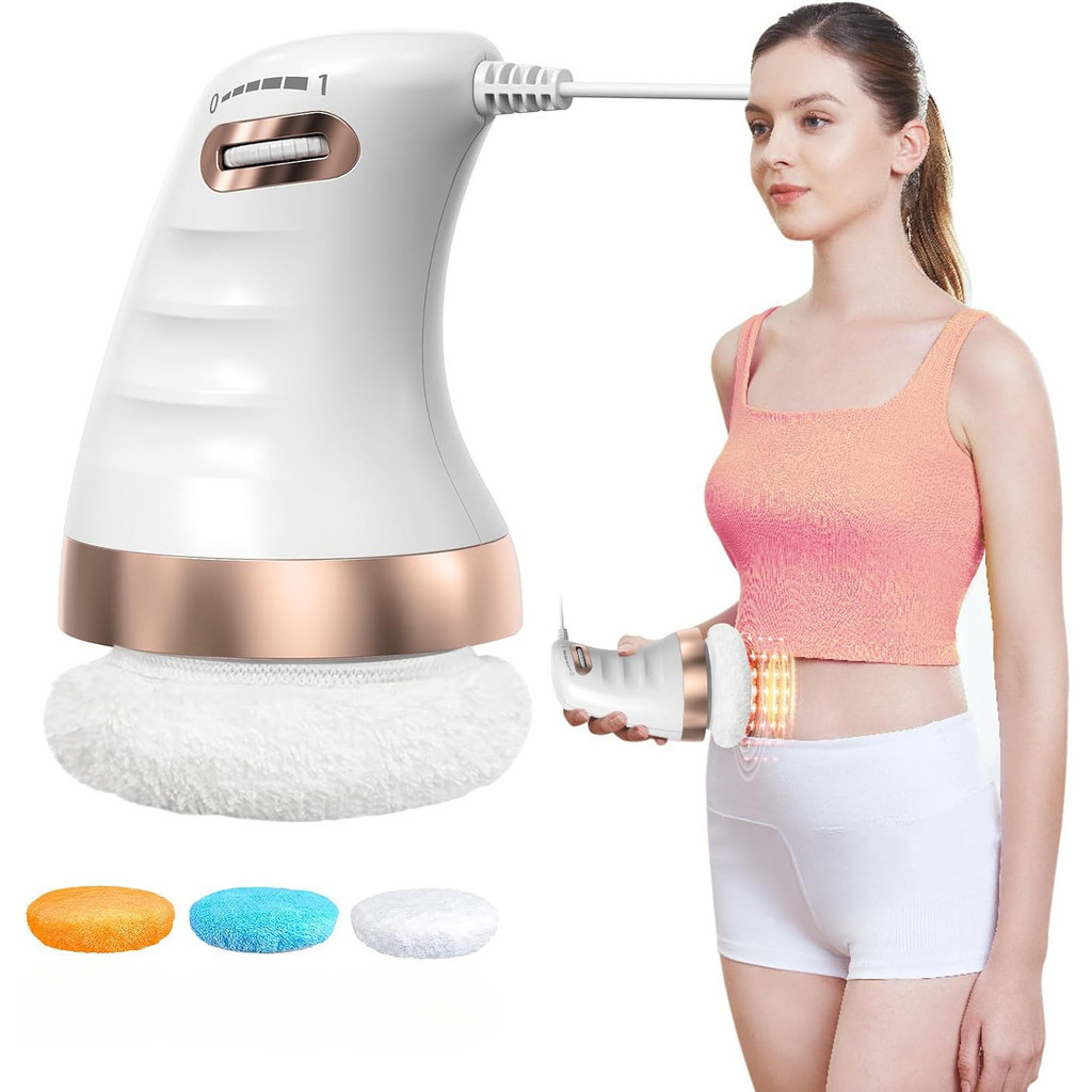 Massageador Elétrico Portátil De Celulite Para Contorno Corporal Com 3 Almofadas Adequadas A Pele