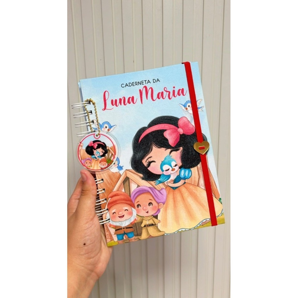Caderneta de Branca de Neve Cute