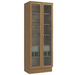 Cristaleira Botanic 80 Cm 2 Portas 1 Gaveta