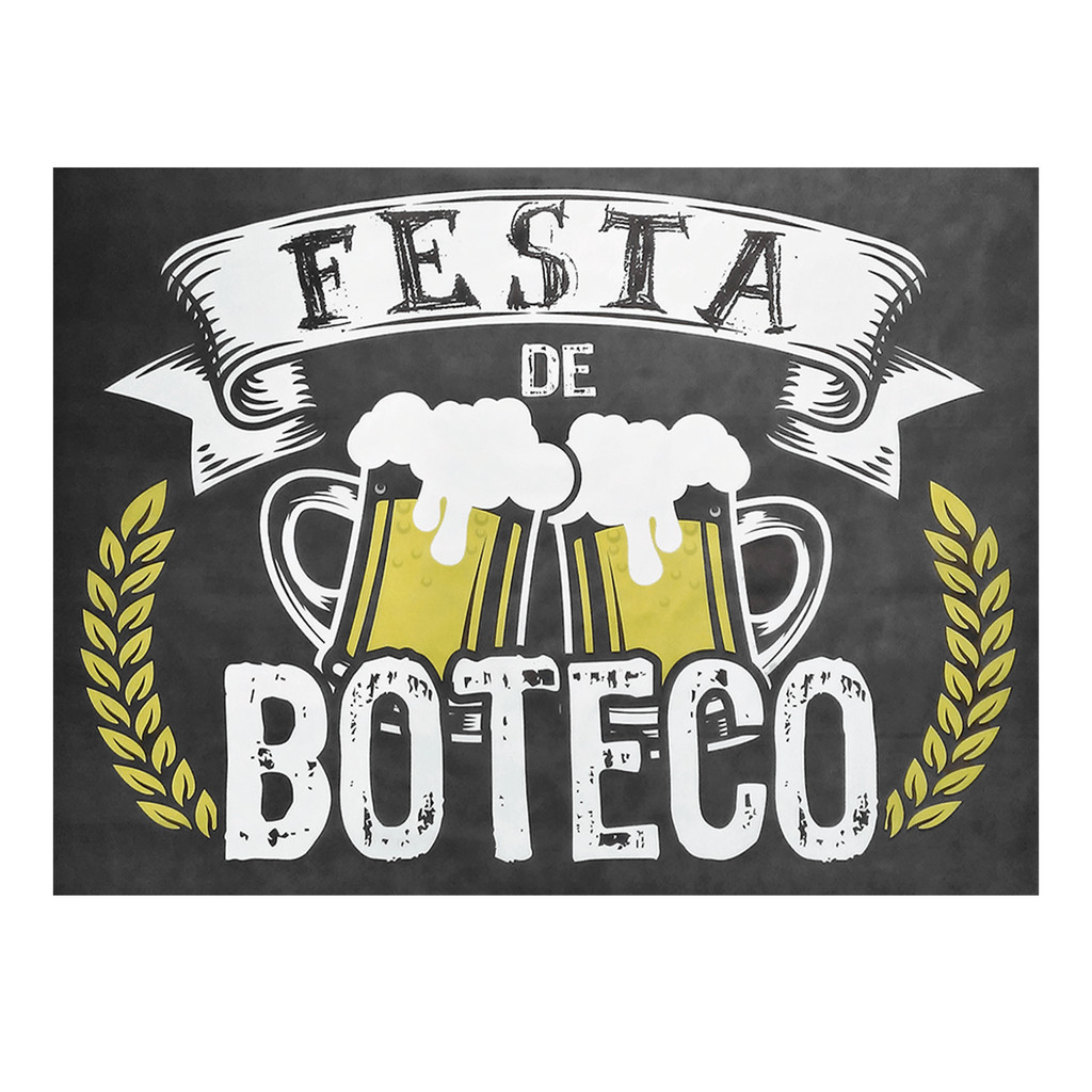 Painel GIGANTE Decoração Festa Boteco em TNT 1,40m em Oferta na Shopee