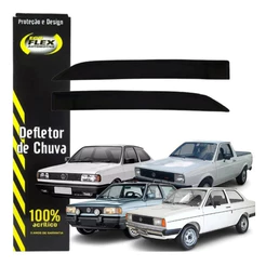 Calha Defletor De Chuva Porta Gol G1 Voyage Parati Saveiro Quadrado 2 Portas 1987 A 1994 Ecoflex
