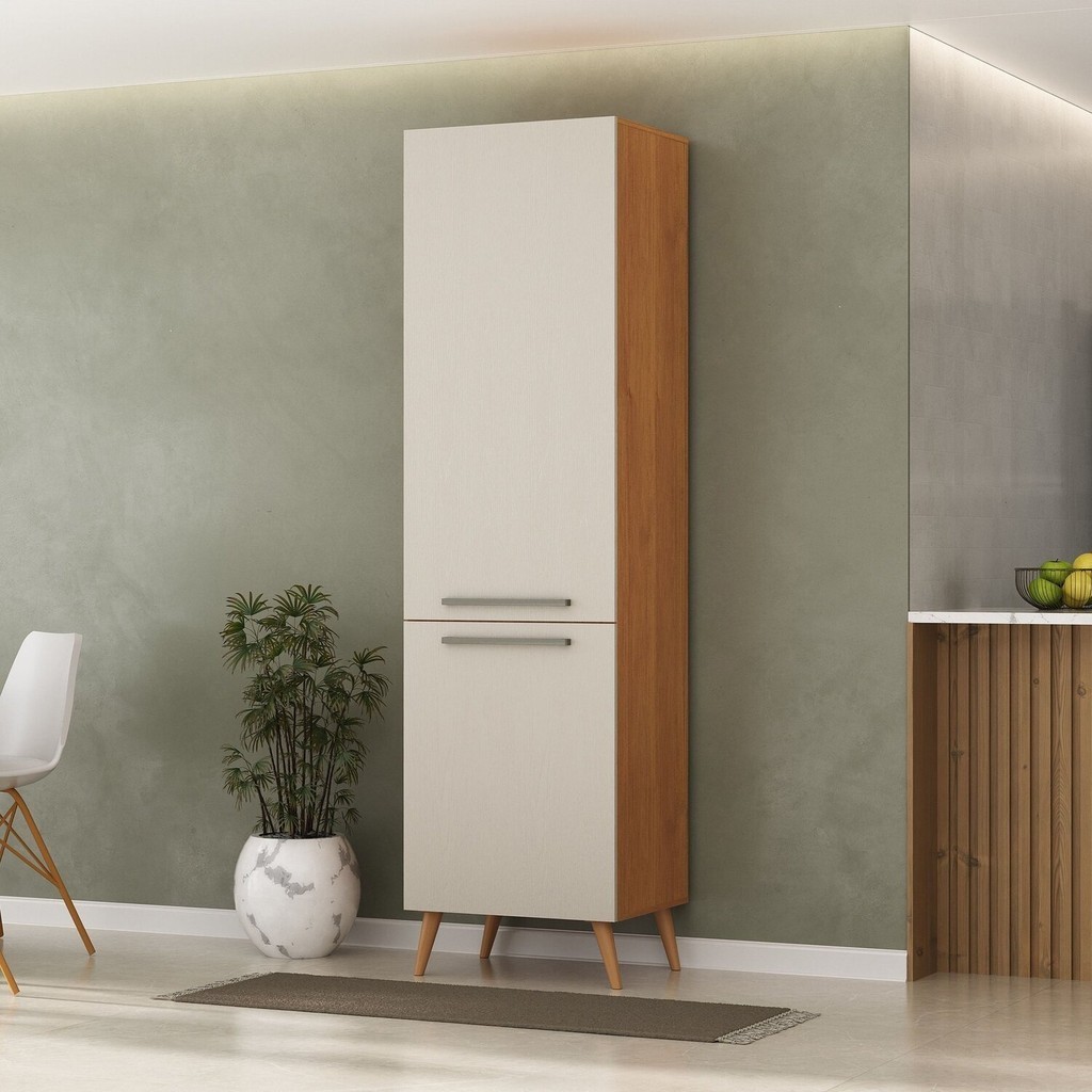 Paneleiro Simples 2 Portas 4 Prateleiras Favorita - Home & Living