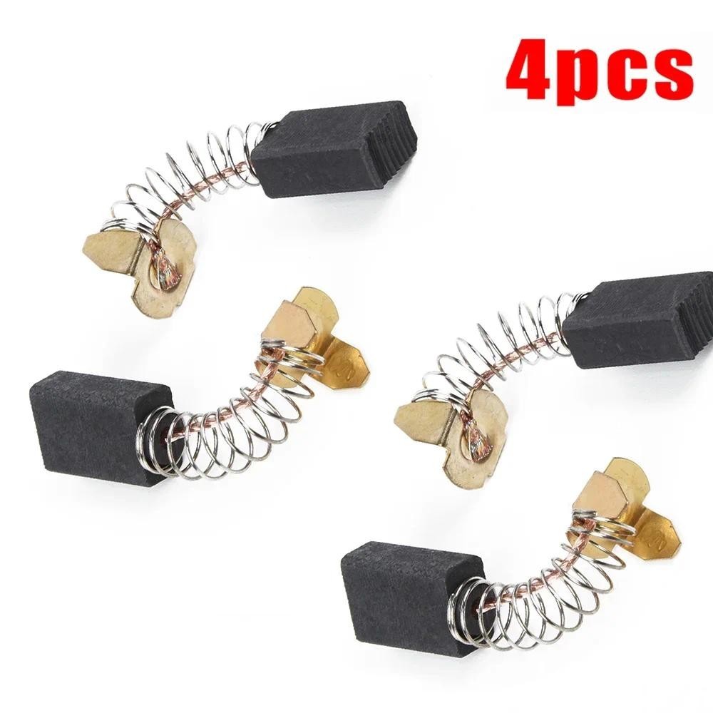 4 Pçs Escovas de Carbono Motor Universal Broca Elétrica Genérica Ângulo Moedor Ferramenta Acessórios