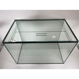 aquário 50 litros grande e reforçado com trava 50cmx30cmx35cm em vidro transparente com tampa de vidro partida em Oferta na Shopee