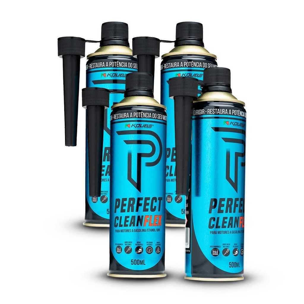 Perfect Clean Flex Descarboniza Limpa Bicos 4und + Aplicador
