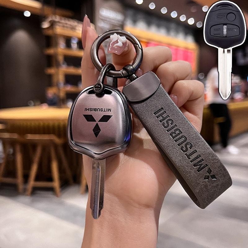 Para Mitsubishi Carro Chave Capa Porta-Chaves Remoto Fob Lancer EX Evolution Outlander Triton Pajero ASX Galant Grandis Mirage Acessórios
