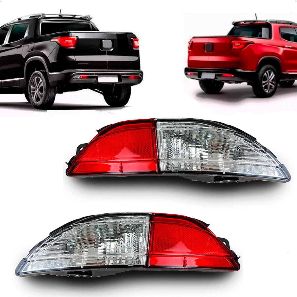 Par Lanterna Parachoque Fiat Toro Cristal Ré