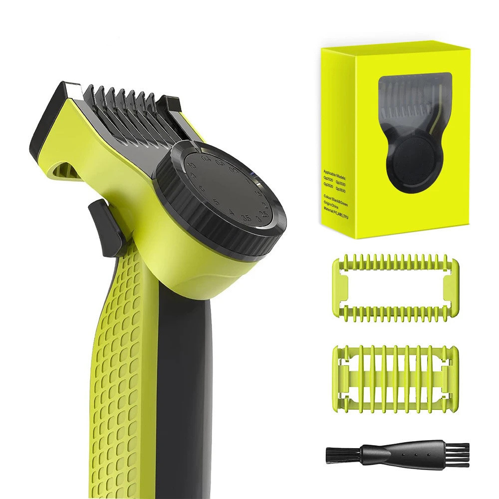 Guia Do Aparador De Barbear Protetores De Pente Para Uma Lâmina QP2520 QP2530 QP2630 QP2620 Elétrico Kit Ajustável De 14 Comprimentos