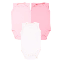 Kit Body Regata Fakini 03 Peças Em Suedine Básico Menina