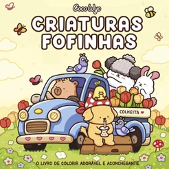 Criaturas fofinhas (Cozy Cuties) – livro de colorir Coco Wyo