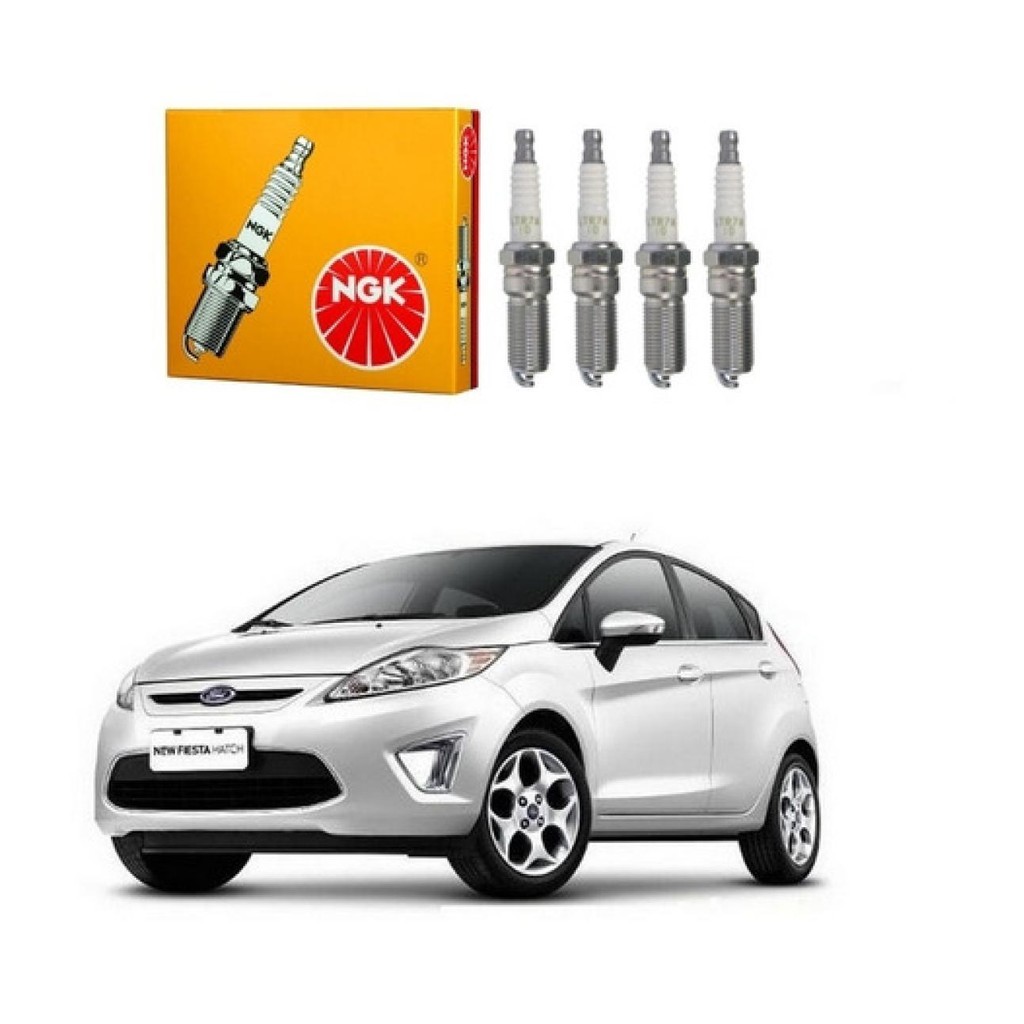 Jogo Velas Ngk Ford New Fiesta Mexicano 1.6 16v 2012
