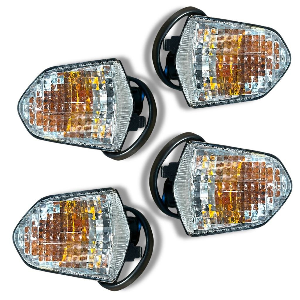 Kit De 4 Pisca Honda Pop 110I 2016 Até 2023 Cristal