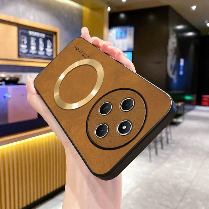Invólucro Redmi 14C POCO C75 Capa De Telefone À Prova De Choque Com Bordas Macias E Antiderrapantes Anel De Sucção Magné