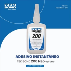 Cola Instantânea Tek Bond 200 100g Super Bonder Multiuso