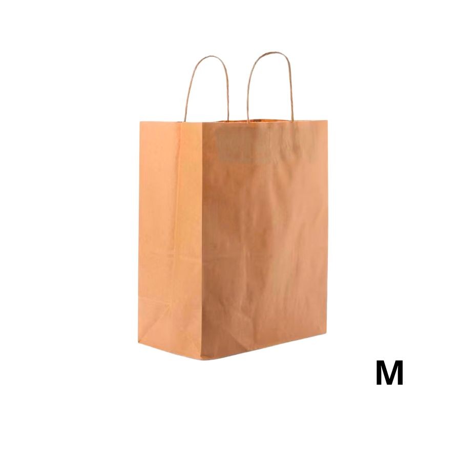 Sacola de Papel M 26x23,5x17cm - Kraft Fundo Largo - 30 unidades - Cromus - Rizzo em Oferta na Shopee