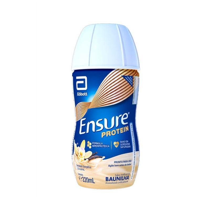 Suplemento Adulto Ensure Protein Sabor Baunilha 220ml