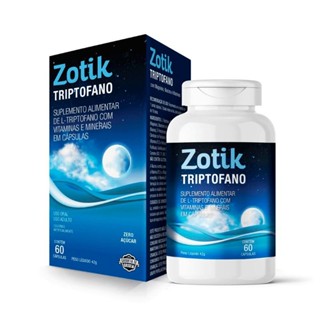 Suplemento Alimentar Zotik Triptofano 60 Cápsulas em Oferta na Shopee