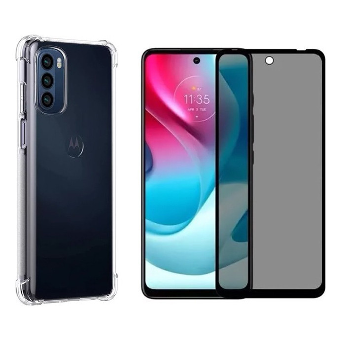 Capa Case Capinha Anti Impacto Compatível Com Galaxy G52 G82 + Película 3D Privacidade