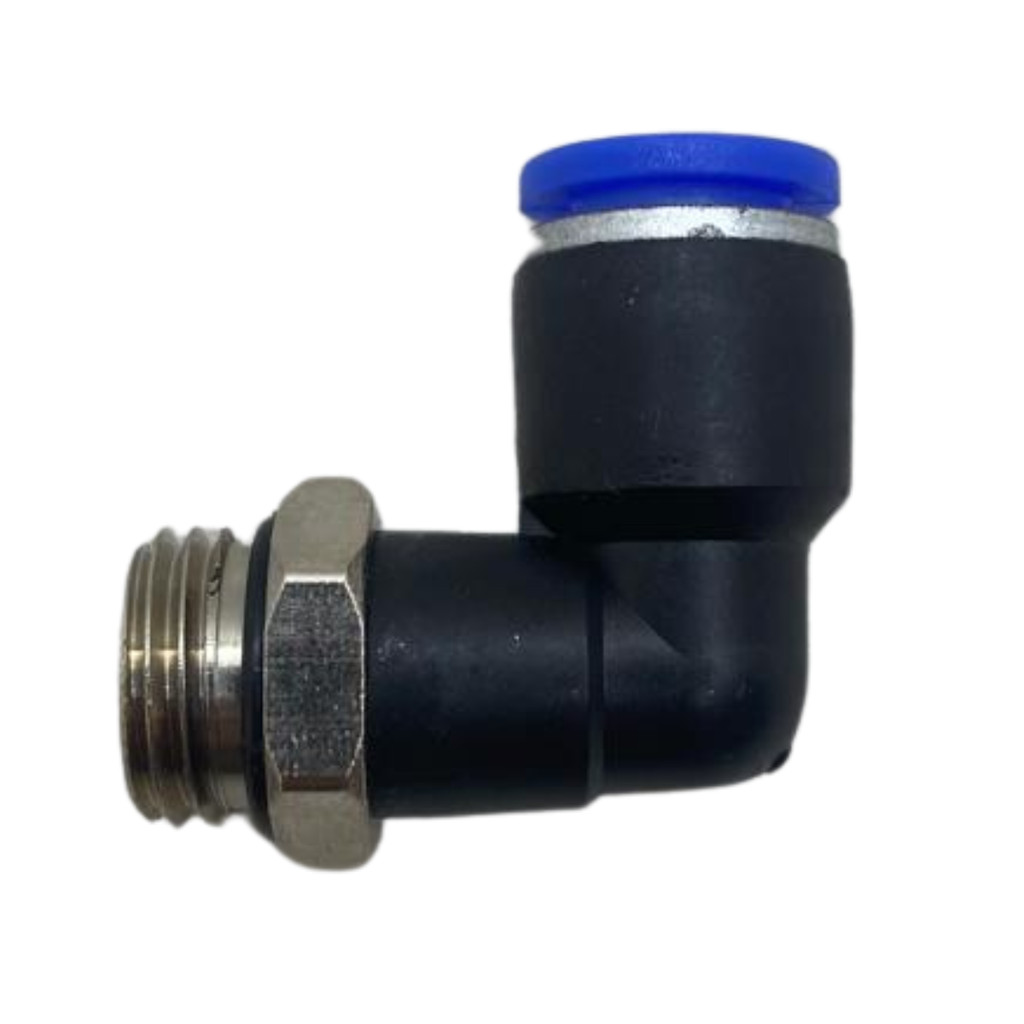 Conexão Pneumática Cotovelo Macho 1/8 bsp x Tubo 8mm