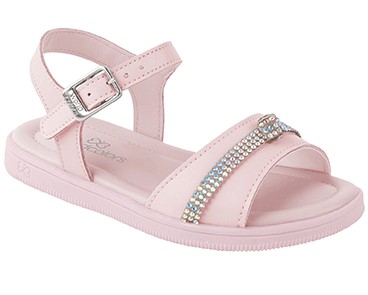 Sandália Infantil Feminina Belinha WorldColors - Rosa Nude em Oferta na Shopee