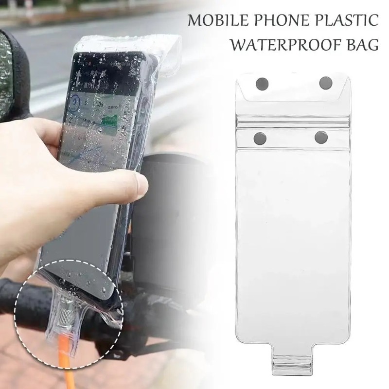 Bolsa Transparente À Prova D'água Para Celular , Universal , PVC , Tela Sensível Ao Toque , Capa De Poeira em Oferta na Shopee