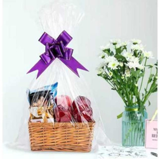 Saco Para Cesta De Presente 30x40 40x60 Saco Plástico Transparente 100 und Pp em Oferta na Shopee