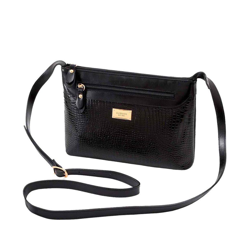 Bolsa Feminina Couro Legítimo Transversal Mariart 2193