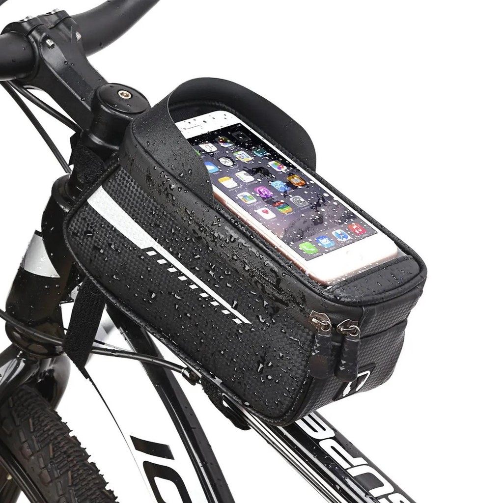 Bolsa para Bike Case Celular Protetora Ciclismo Forro Interno Resistente a Água