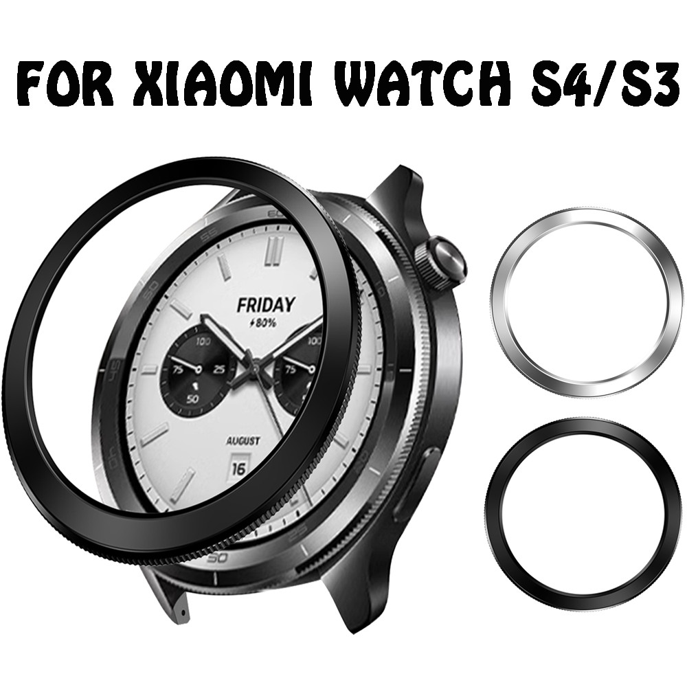 Para Xiaomi Relógio S3 S4 Moldura Anel Capa Smartwatch Plásticos Protetor Casos Anti-Risco Escudo Acessórios