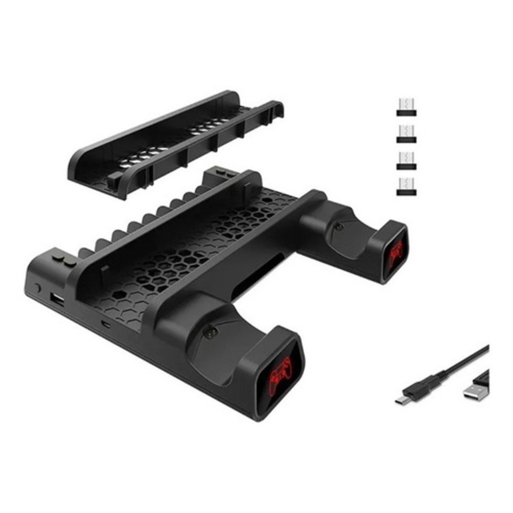 Cooler Base compativel Ps4 Slim Ps4 Pro Ps4 Carregadora De 2 Controles em Oferta na Shopee