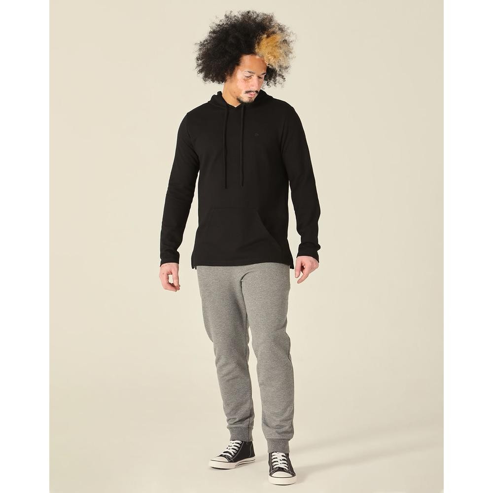 Calça Básica Masculina Em Moletom Flanelado em Oferta na Shopee