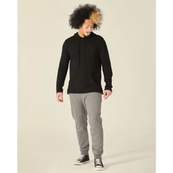 Calça Básica Masculina Em Moletom Flanelado