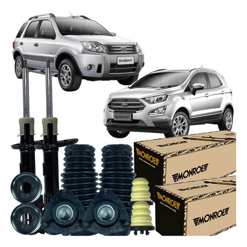 Kit Amortecedor Batente Dianteiro Ford Ecosport 2012 Á 2021 em Oferta na Shopee