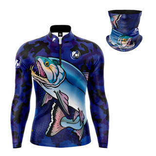 Kit Camiseta Blusa Camisa + Balaclava Pesca Cachorra Cachorro Com Proteção Uv50+ em Oferta na Shopee